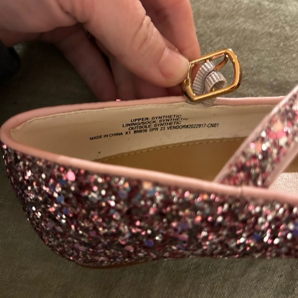 J. Crew Pink Glitter Kids Shoes - Picture 2 of 5